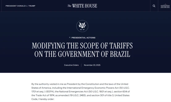 Unable to withstand inflationary pressures? Trump eases tariffs on Brazilian products, including coffee and beef.
