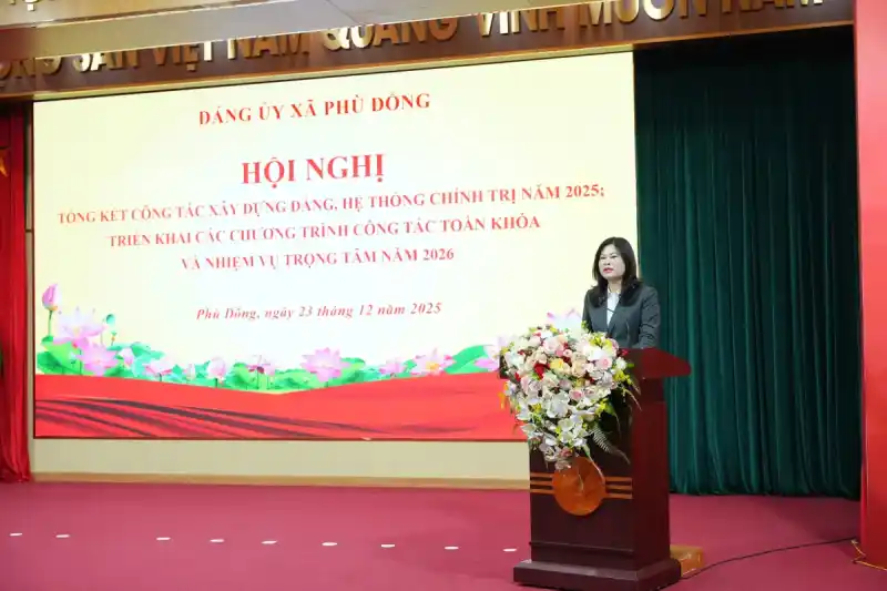 Xã Phù Đổng (Hà Nội) bứt tốc phát triển kinh tế - xã hội, tạo nền tảng vững chắc cho năm 2026 - Ảnh 1.